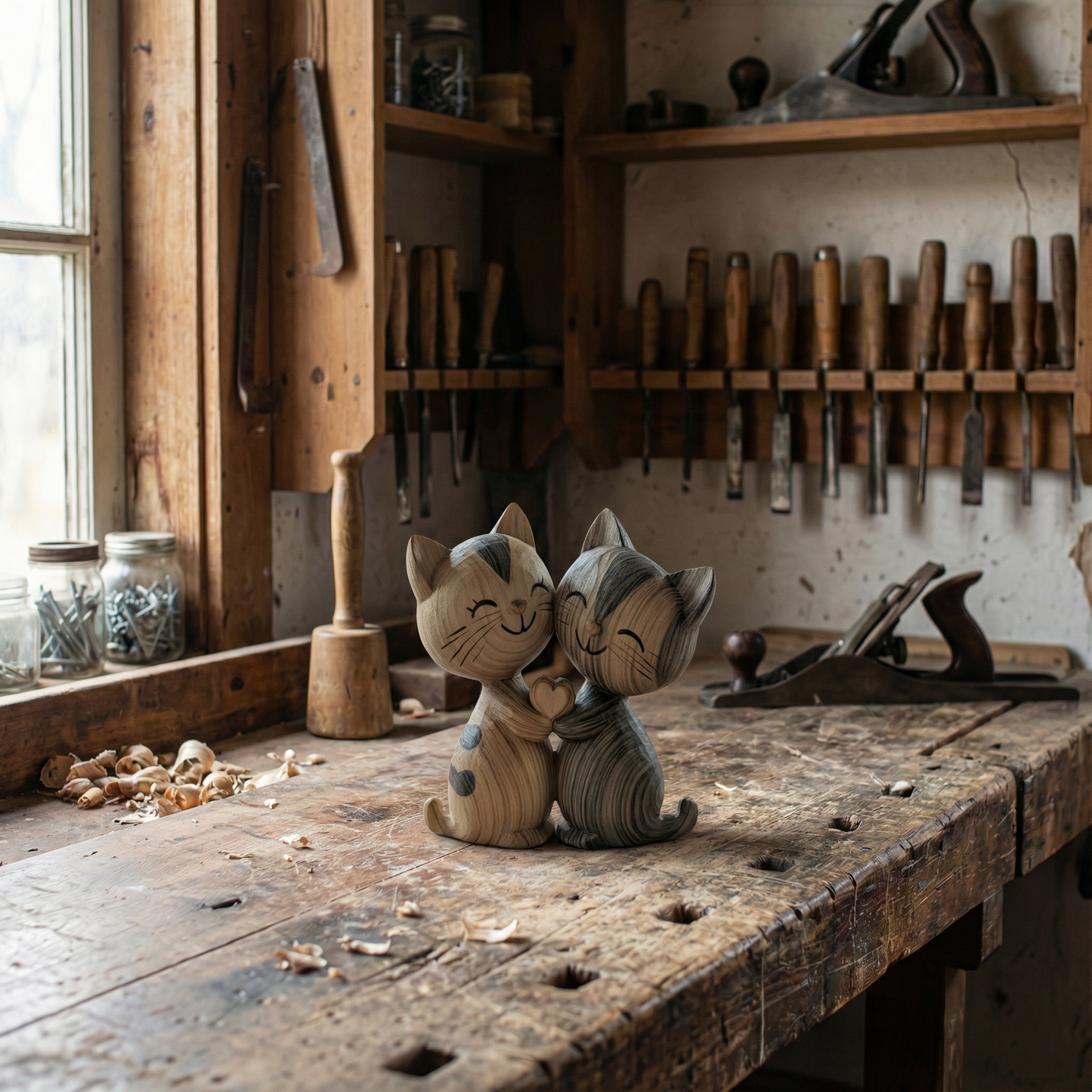 HändeDesOpas™ Handgefertigte Holzfiguren
