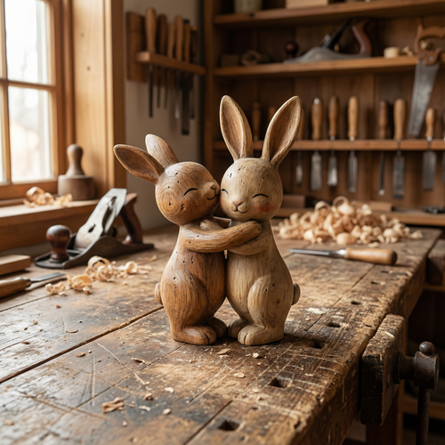 HändeDesOpas™ Handgefertigte Holzfiguren